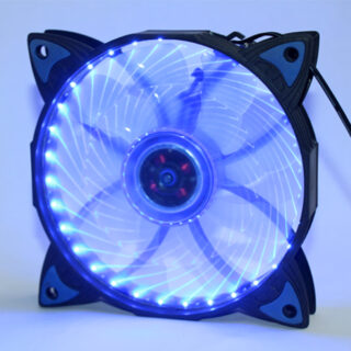 Blue color fan