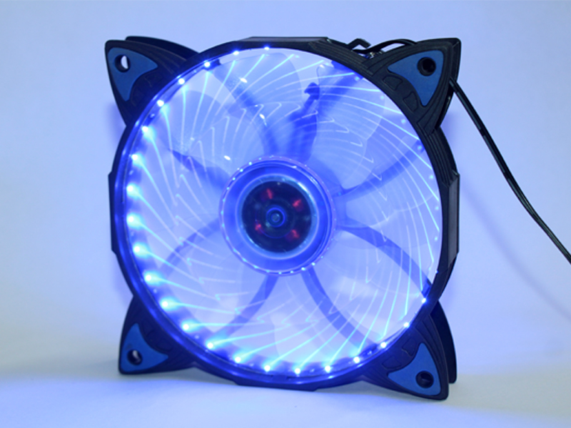 Blue color fan